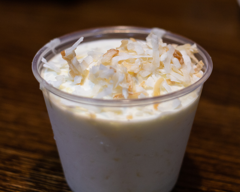 Busch Gardens Williamsburg Food and Wine Festival 2019 Pineapple Coconut Mousse